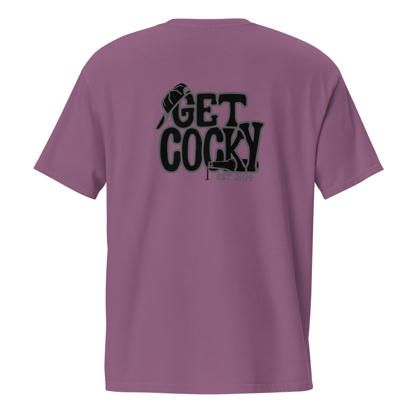 Get Cocky Blackout Unisex Pocket Tee