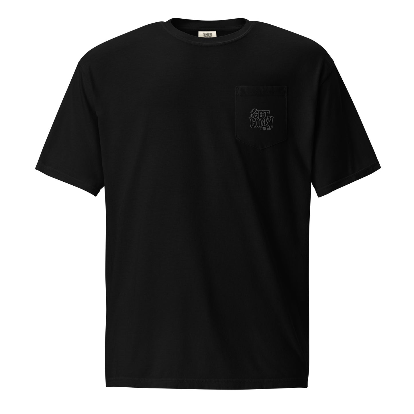 Get Cocky Blackout Unisex Pocket Tee