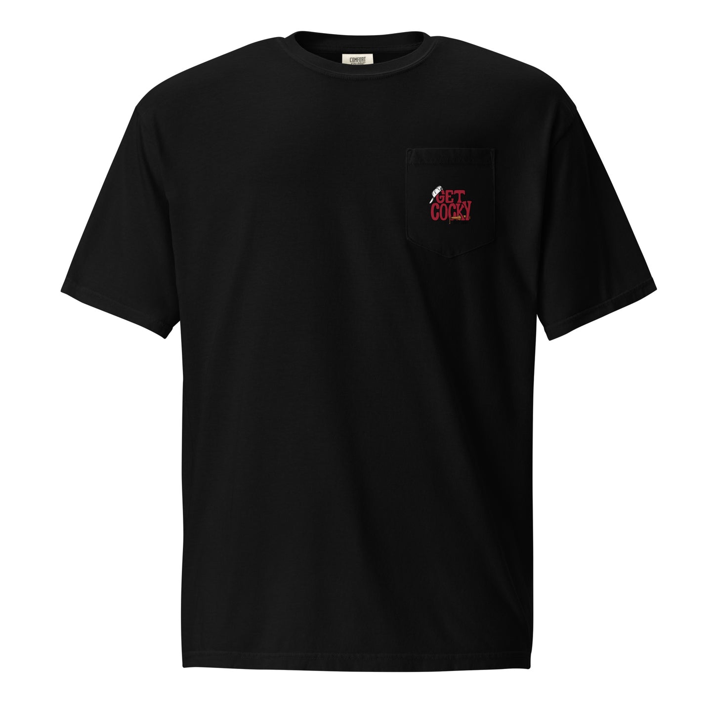 Get Cocky Rooster Unisex Pocket Tee