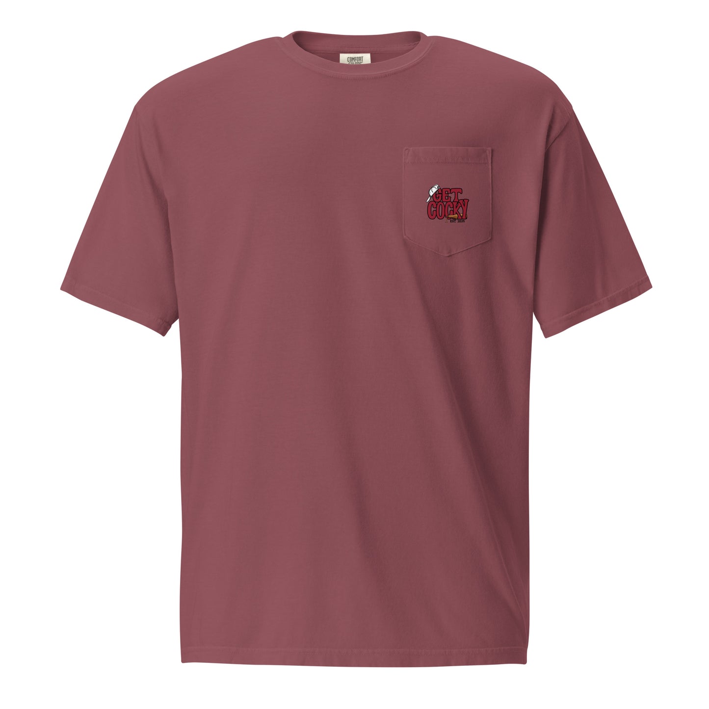 Get Cocky Rooster Unisex Pocket Tee