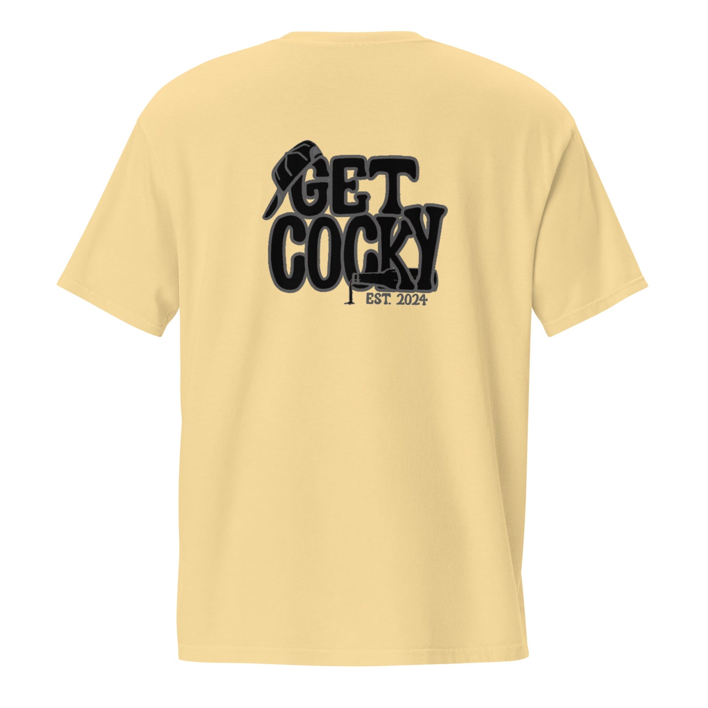 Get Cocky Blackout Unisex Pocket Tee