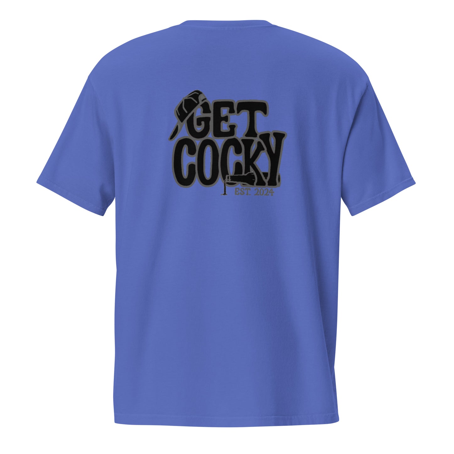 Get Cocky Blackout Unisex Pocket Tee