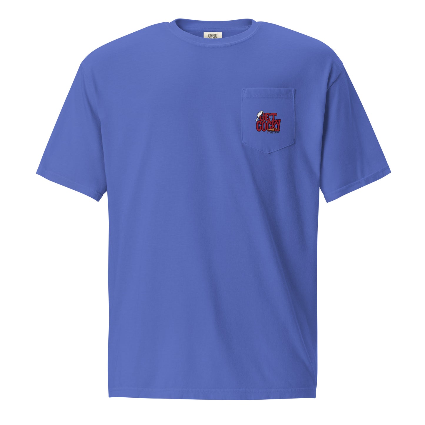 Get Cocky Rooster Unisex Pocket Tee