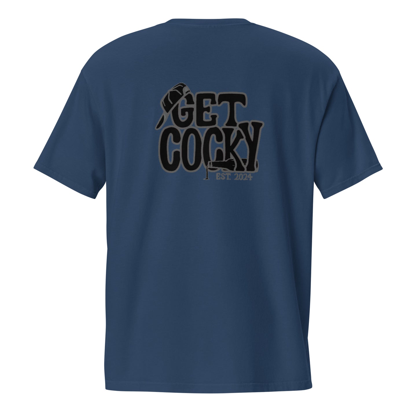 Get Cocky Blackout Unisex Pocket Tee