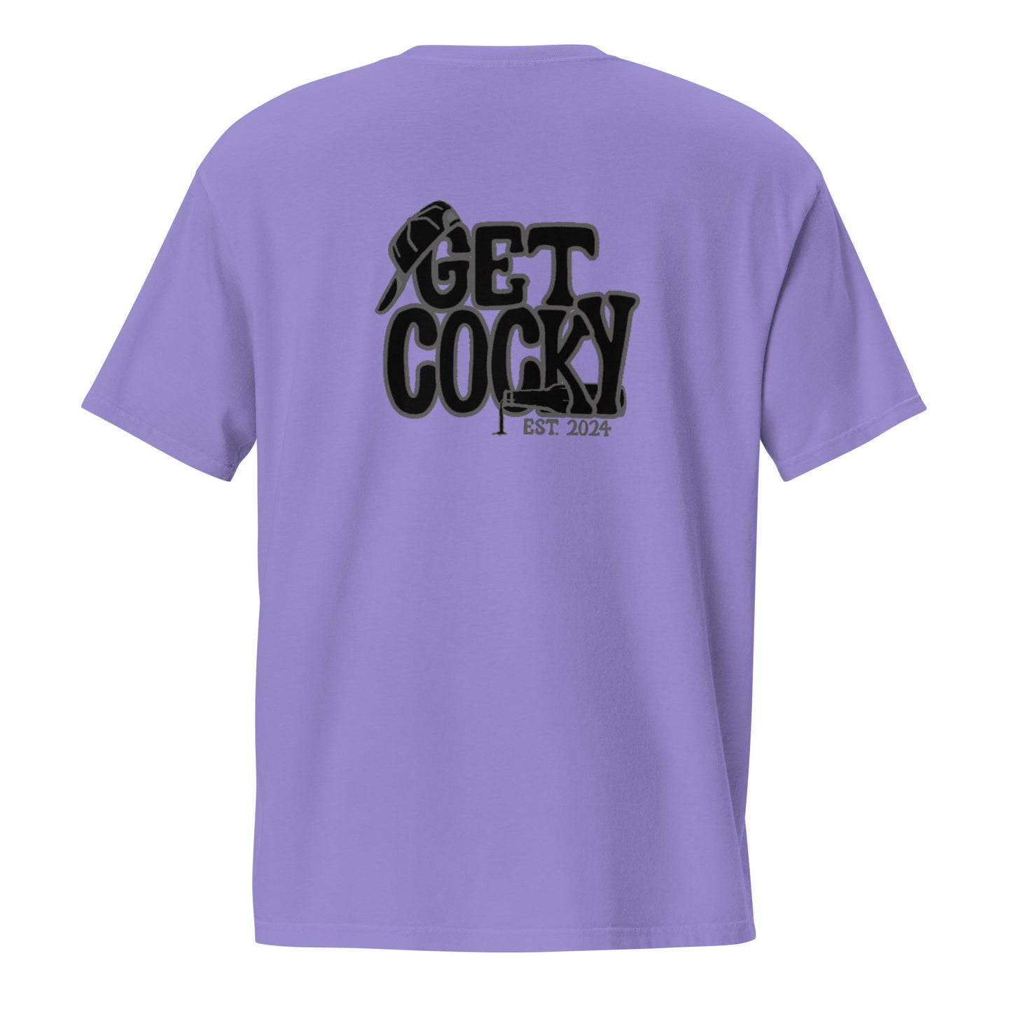 Get Cocky Blackout Unisex Pocket Tee