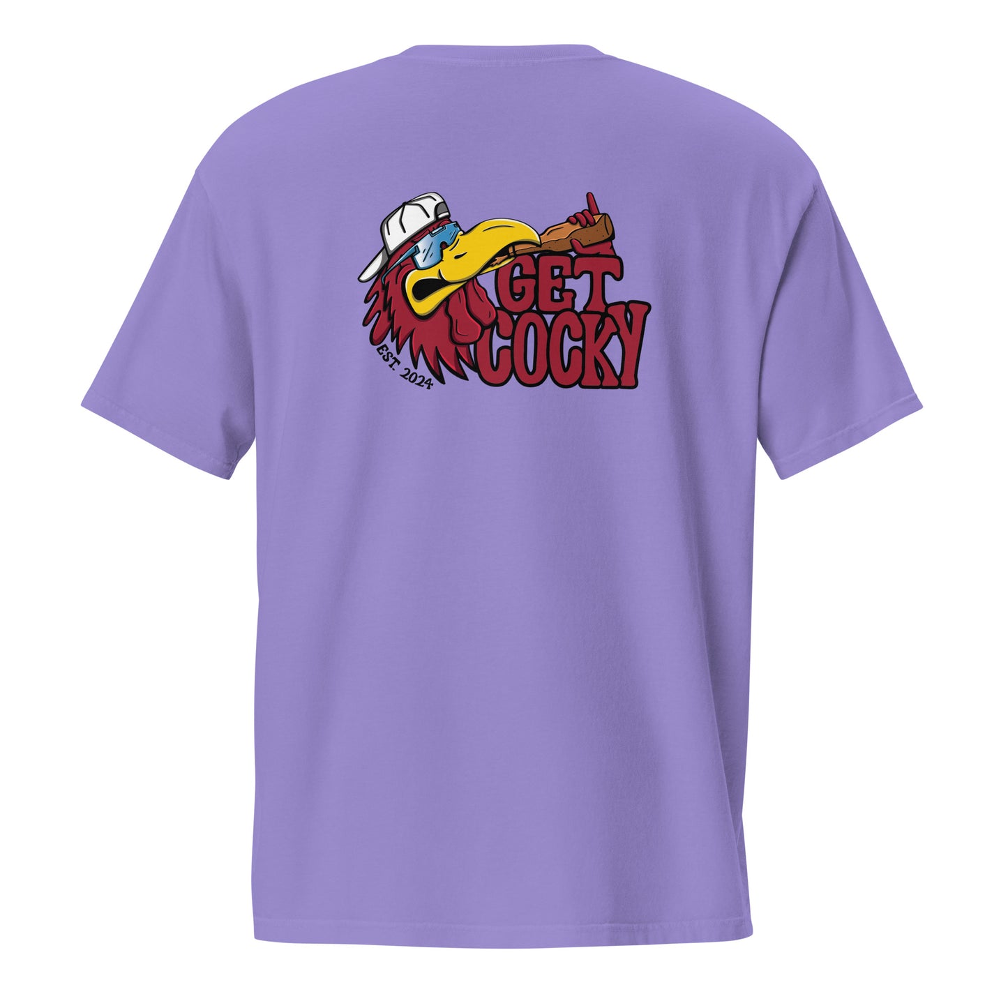 Get Cocky Rooster Unisex Pocket Tee