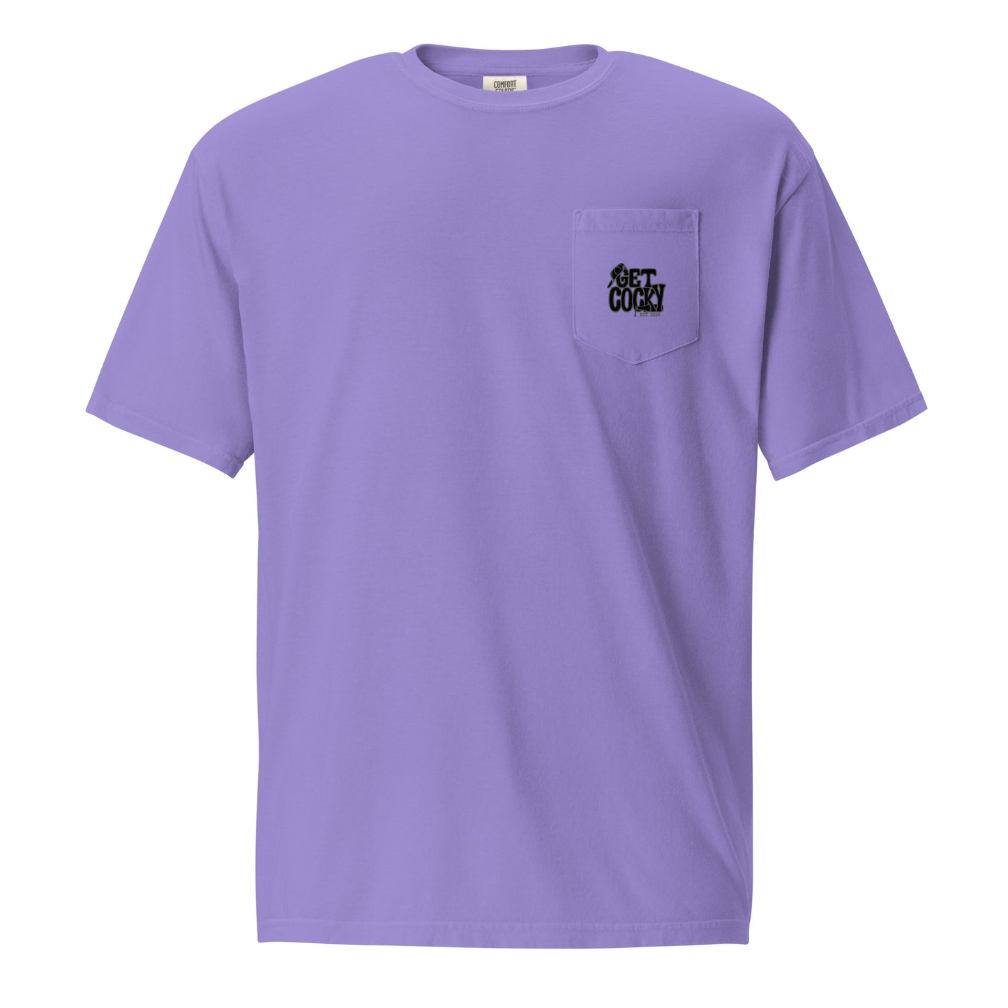 Get Cocky Blackout Unisex Pocket Tee