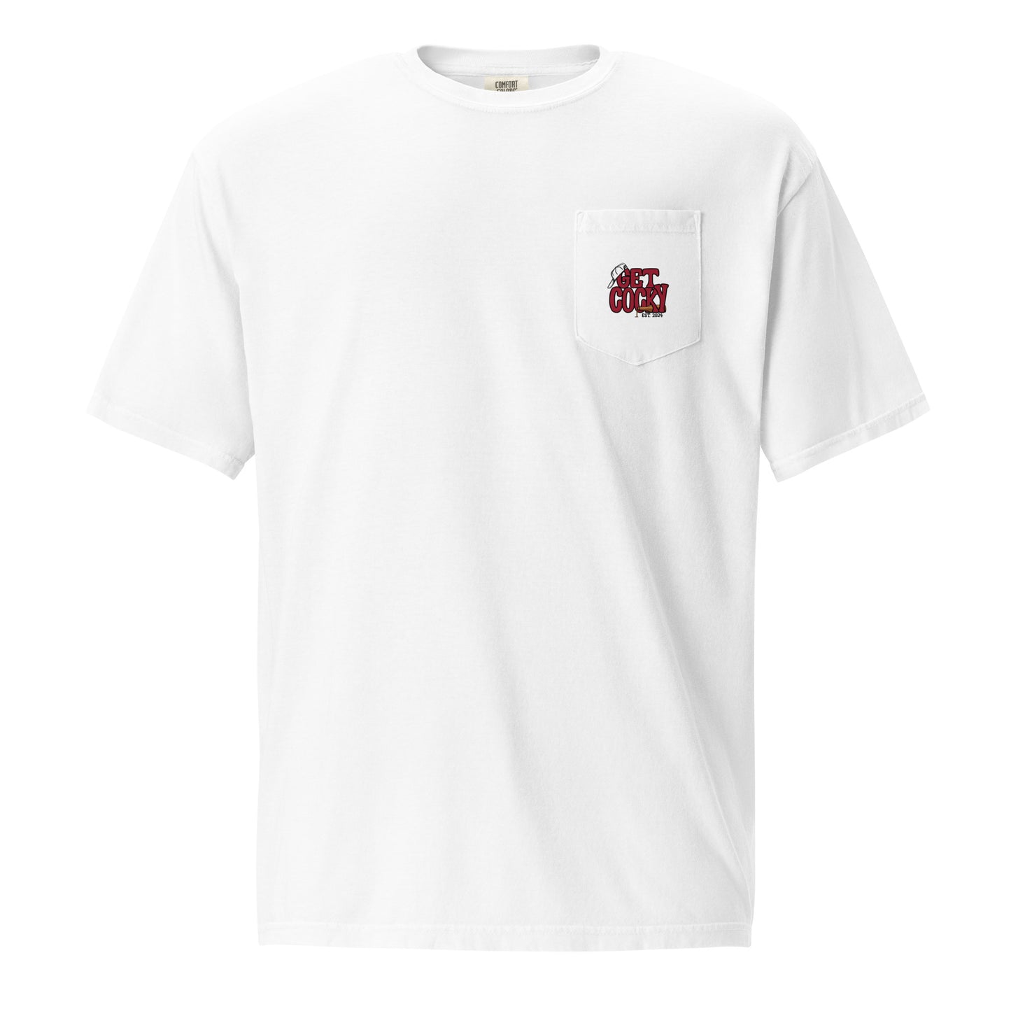 Get Cocky Rooster Unisex Pocket Tee