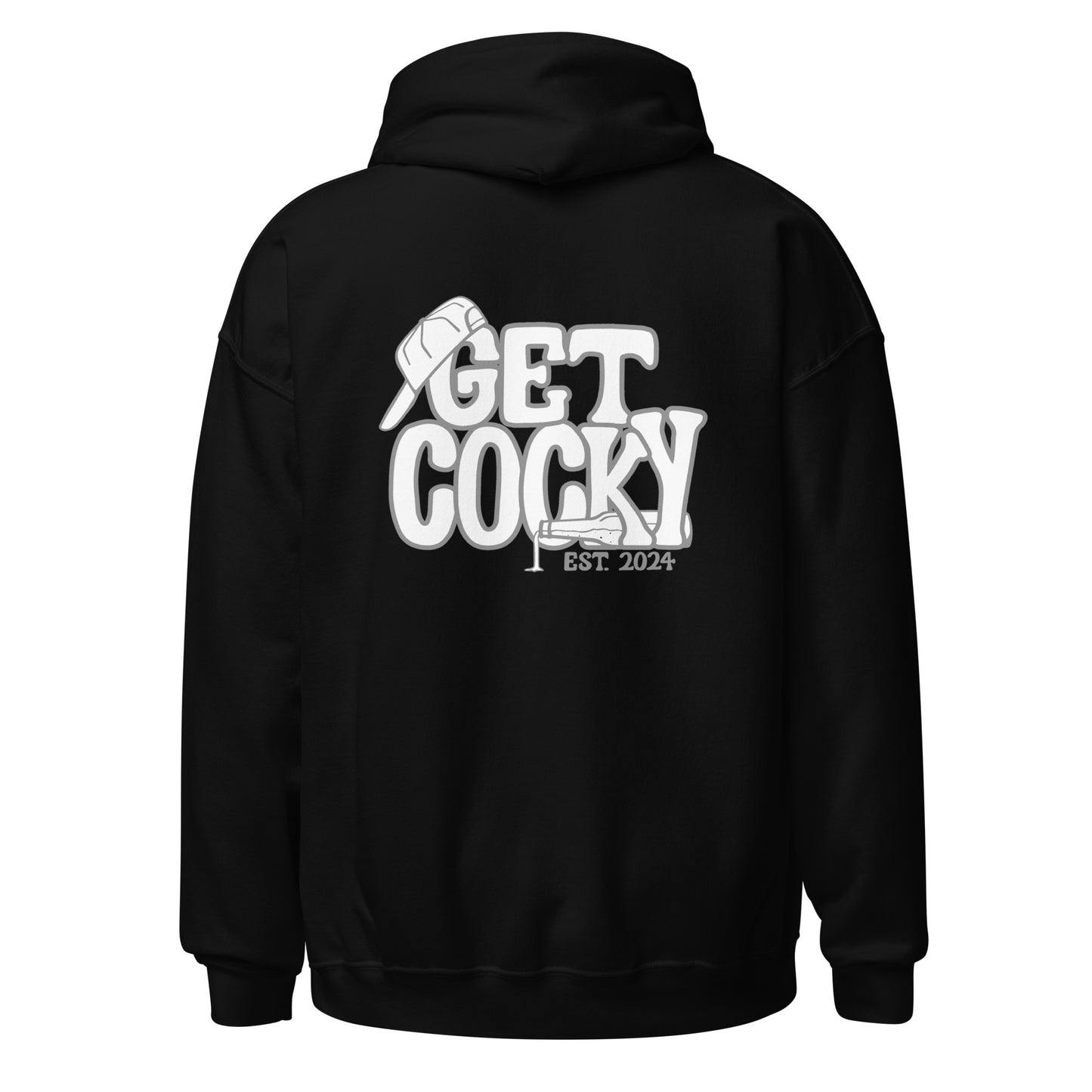 Get Cocky Whiteout Hoodie