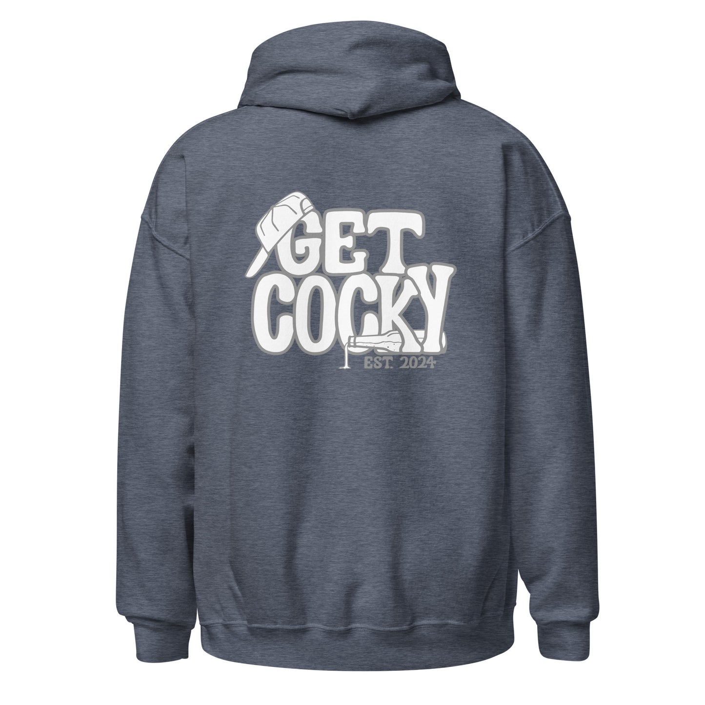 Get Cocky Whiteout Hoodie