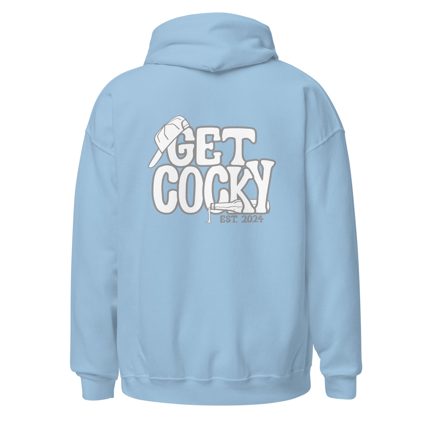 Get Cocky Whiteout Hoodie