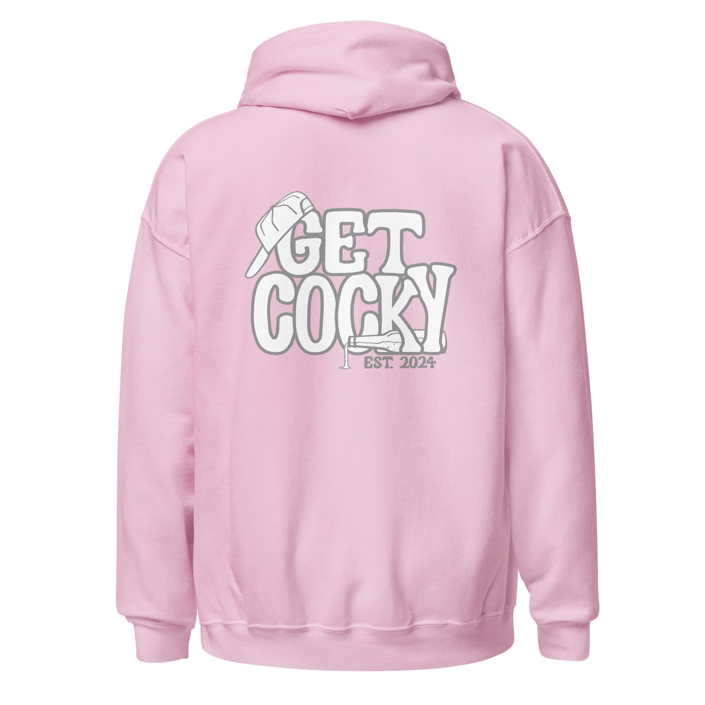Get Cocky Whiteout Hoodie