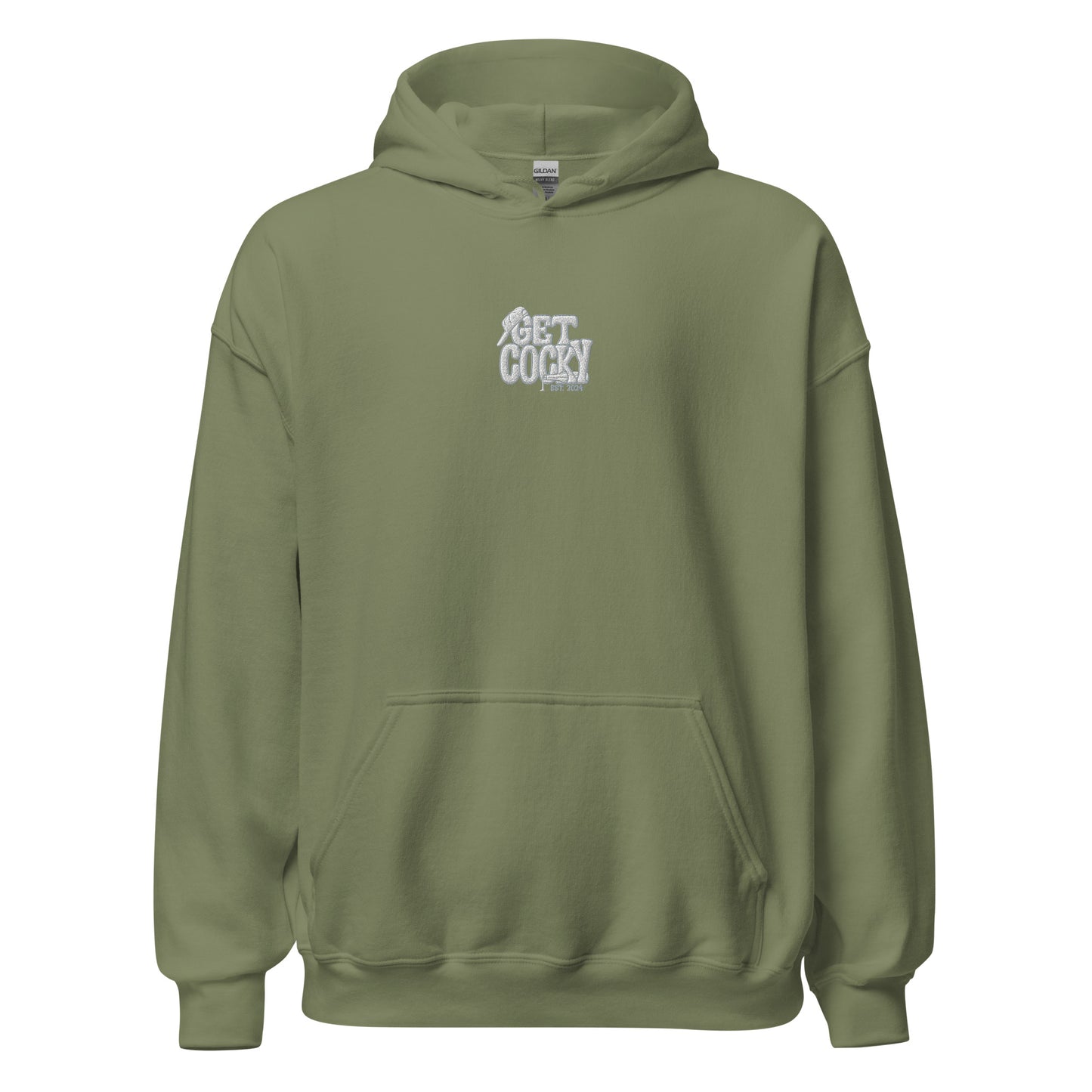 Get Cocky Whiteout Hoodie