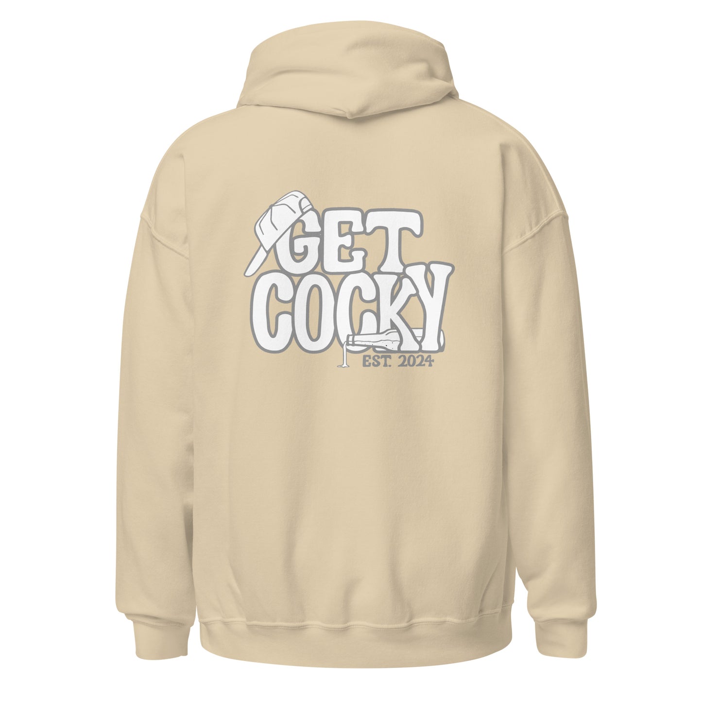 Get Cocky Whiteout Hoodie
