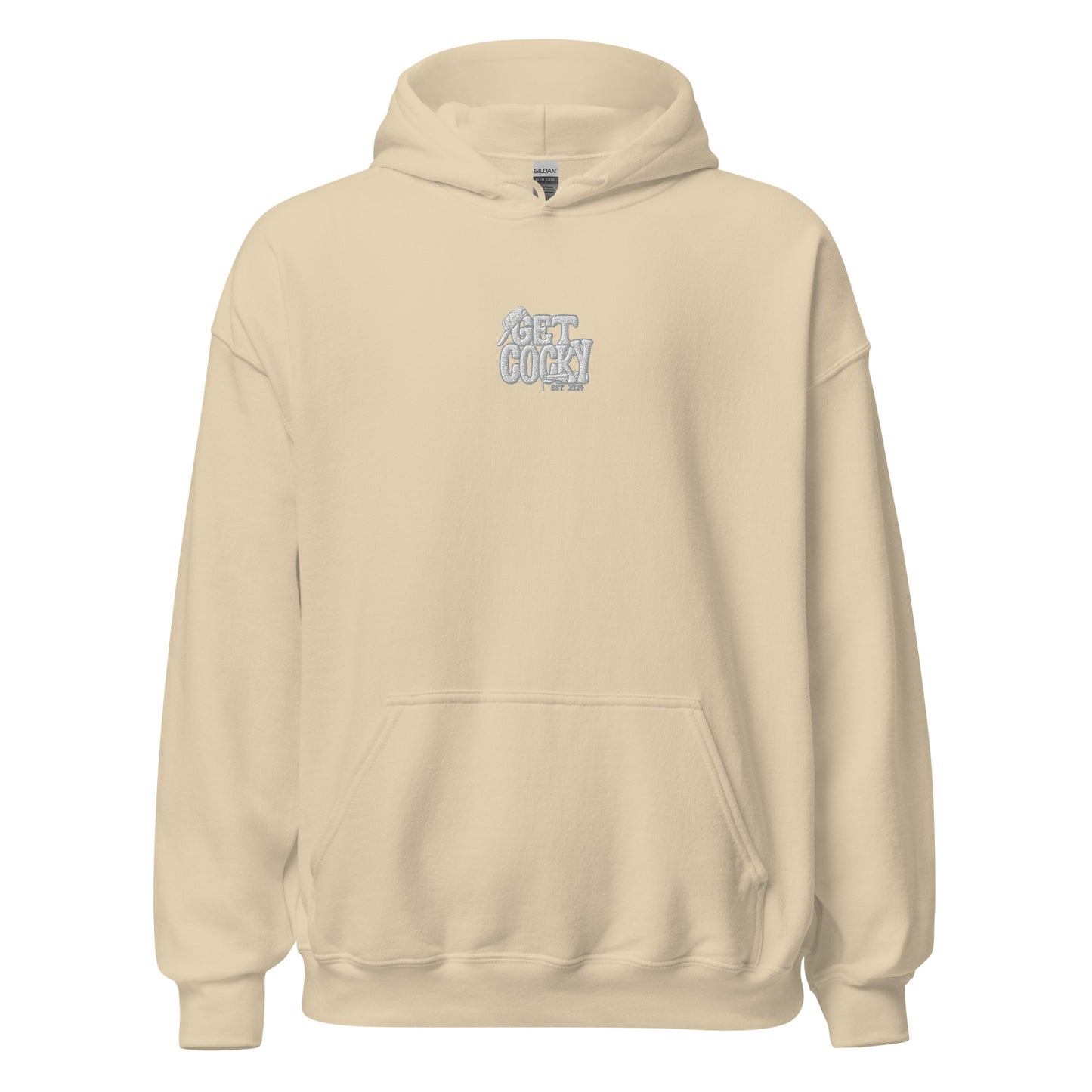 Get Cocky Whiteout Hoodie
