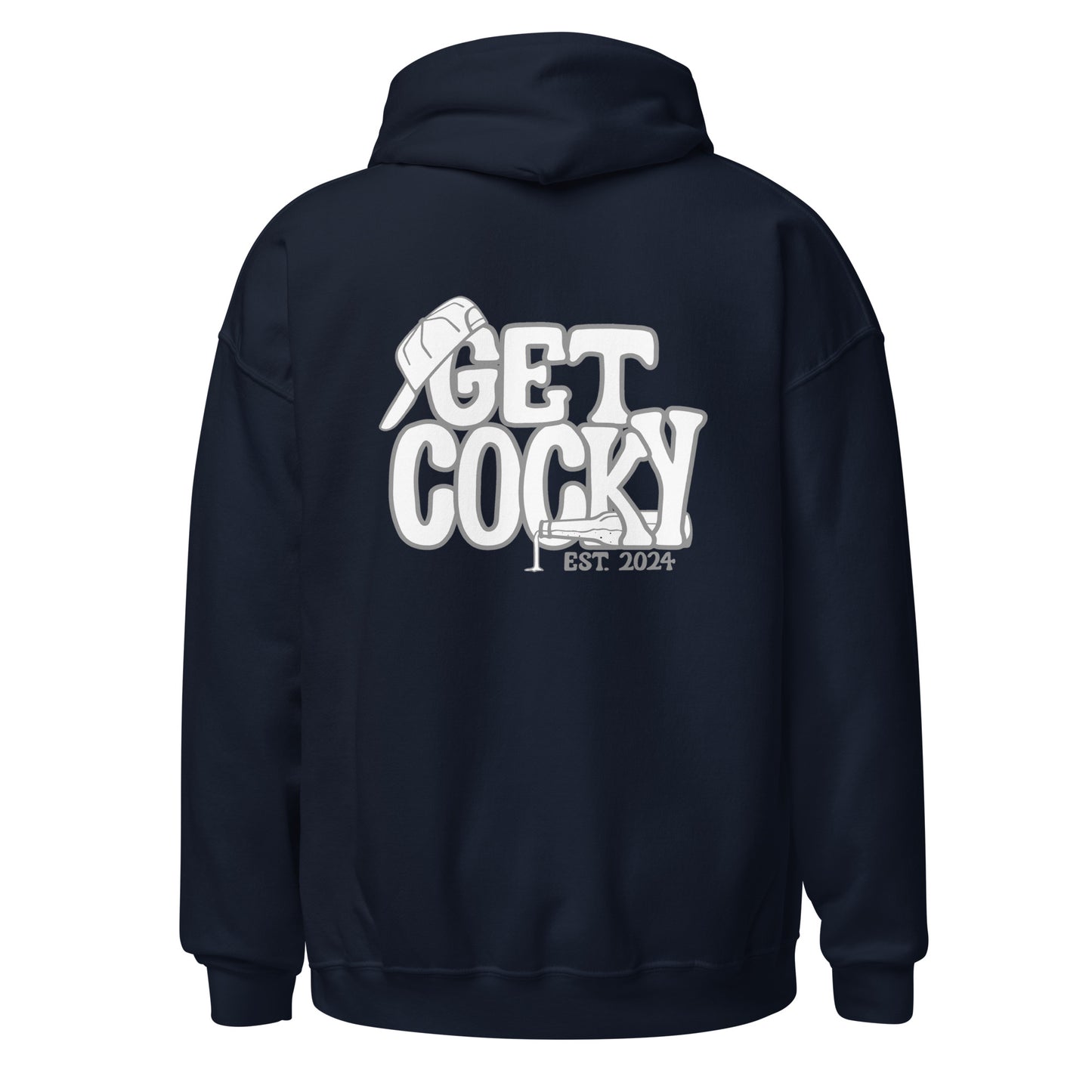 Get Cocky Whiteout Hoodie